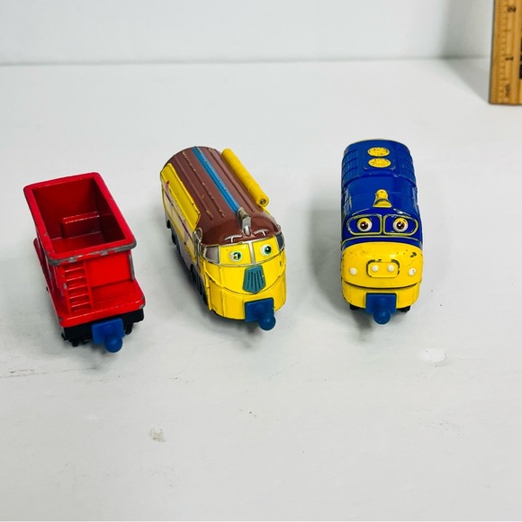 chuggington die cast toy trains children’s show lot of 3 brewster frostini 2010 - Picture 7 of 8